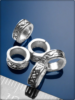 Украшения для бороды, дредов, косичек "Ромб".