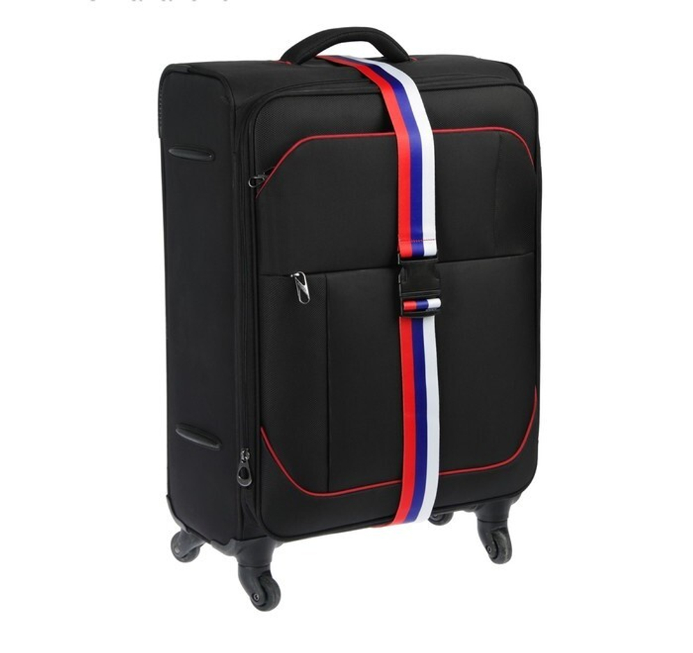 Ремень для чемодана или сумки ТУНДРА, "Триколор" 3608778