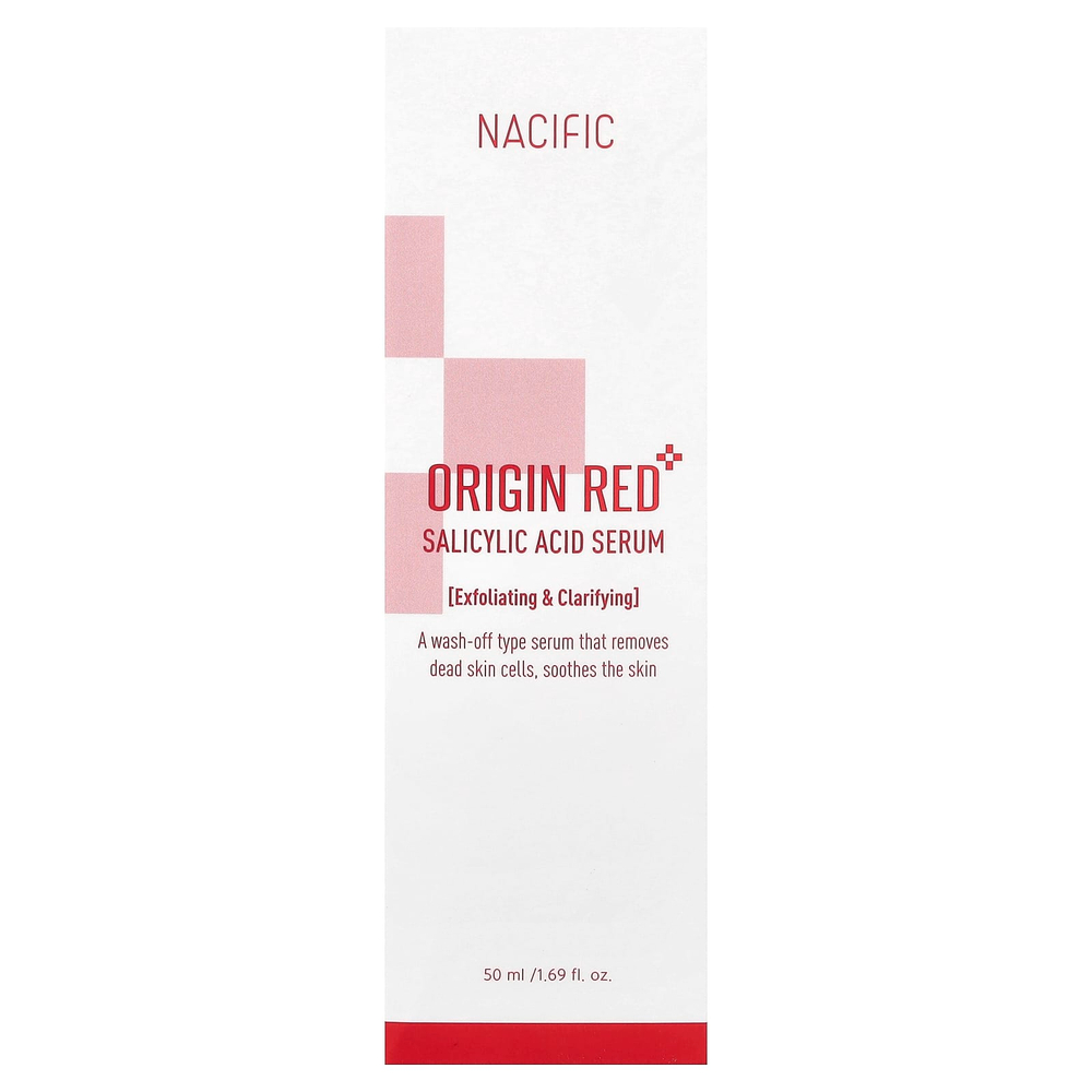 Nacific, Origin Red, сыворотка с салициловой кислотой, 50 мл (1,69 жидк. унц.)