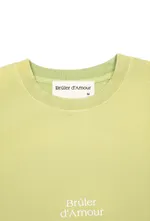 Футболка Bruler d'Amour Liberté d'expression лаймовая