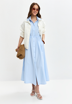 Trends Brands Base Платье Жен 09_03_dr816_blue_st Голубой Полоска