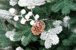 Ель заснеженная с шишками «Амелия» (хвоя Литая) 120 см / 1.2 м