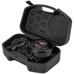 Лебедка механическая подвесная с фиксацией цепи натяжения, 1т (длина цепи - 2.5м) в кейсе FORCEKRAFT FK-TRC9010S BIG