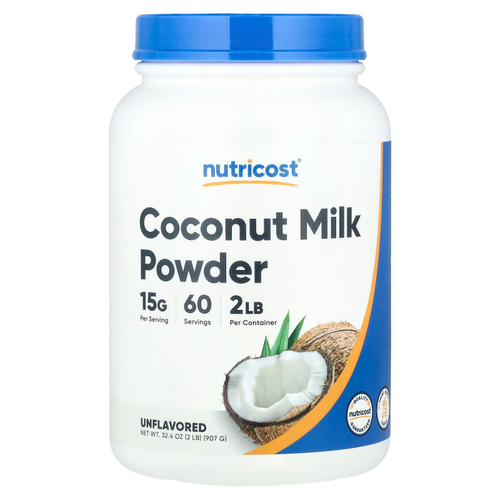 Nutricost, Сухое кокосовое молоко, без добавок, 907 г (32,4 унции)