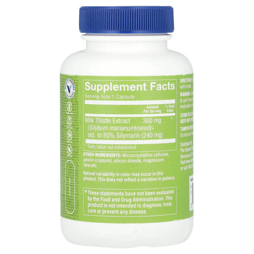 The Vitamin Shoppe, Экстракт расторопши, 300 мг, 100 капсул