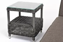 "Рим" комплект шезлонг со столиком, цвет графит