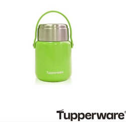Термос для еды Tupperware, зеленый, с ложечкой