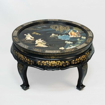 Винтаж: Журнальный стол в стиле шинуазри