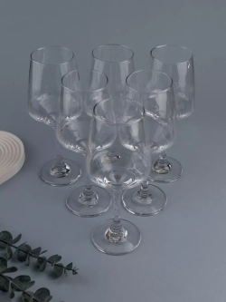 Набор бокалов для вина, 450 мл, 6 шт. прозрачные