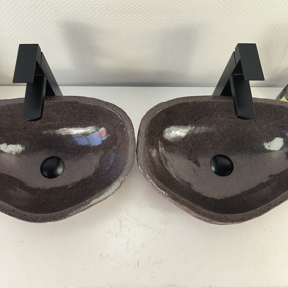 Раковина из речного камня ПАРА! RS-65485 49*33*15 0865