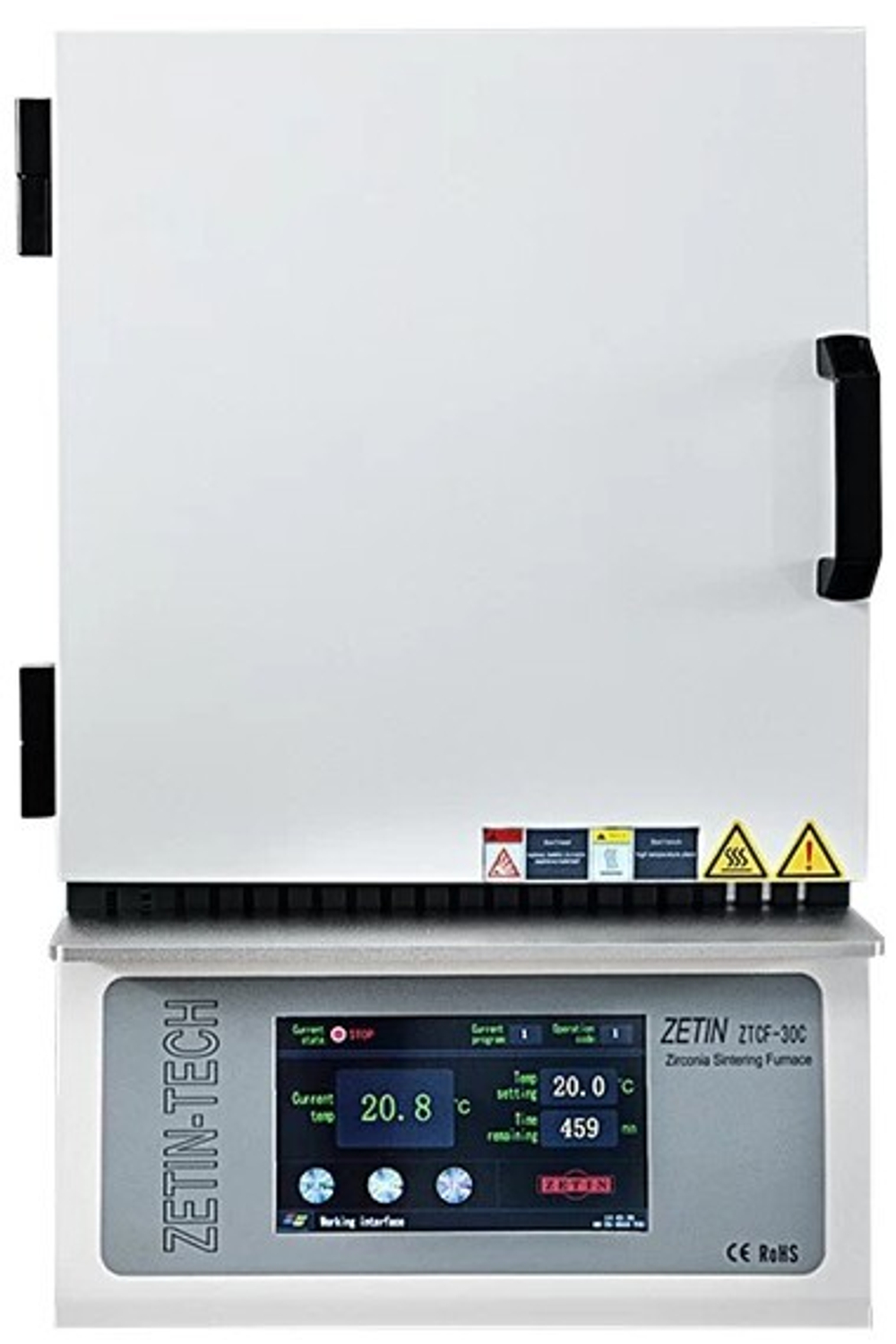 Печь для синтеризации циркония Zetin-Tech ZTCF-30B Mini