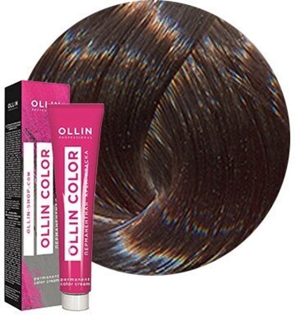 OLLIN COLOR 7/1 русый пепельный 60мл Перманентная крем-краска для волос