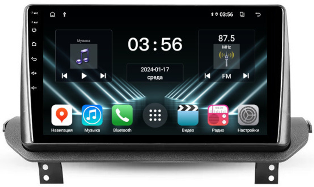 Магнитола Mitsubishi Outlander 4 2021+ (без штатного 360) - FarCar DX10-9617 монитор 10" IPS на Android 13, 4+64Гб, CarPlay