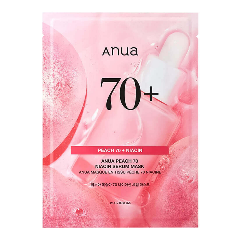 Anua Peach 70% Niacin Serum Mask (тканевая) 1шт