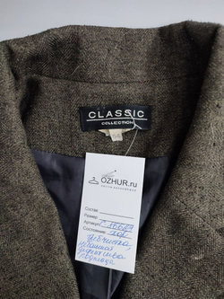 Пиджак коричневый 54 размер