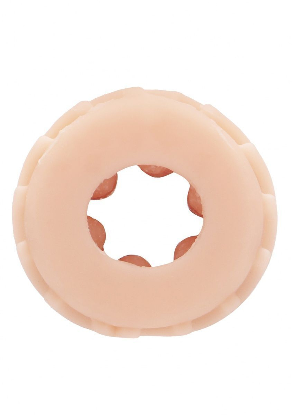 Телесный миниатюрный двухсторонний мастурбатор Self Lubrication Pocket Masturbator (Цвет: телесный)