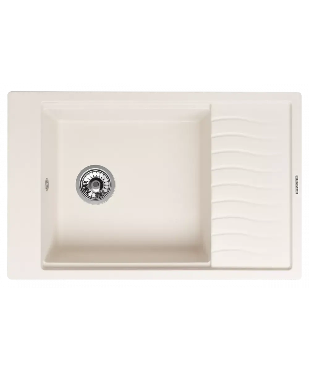 Кухонная мойка Kuppersberg MILA 1B1D WHITE фото 