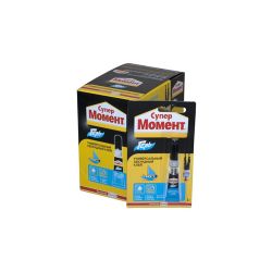 Клей Момент 874569 Супер гель 3 гр. БЛ-1шт. ШБ | Клеи бытовые и универсальные