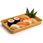 Контейнер бумажный Sushi Box 1500 мл 182х256х24 мм 1/200