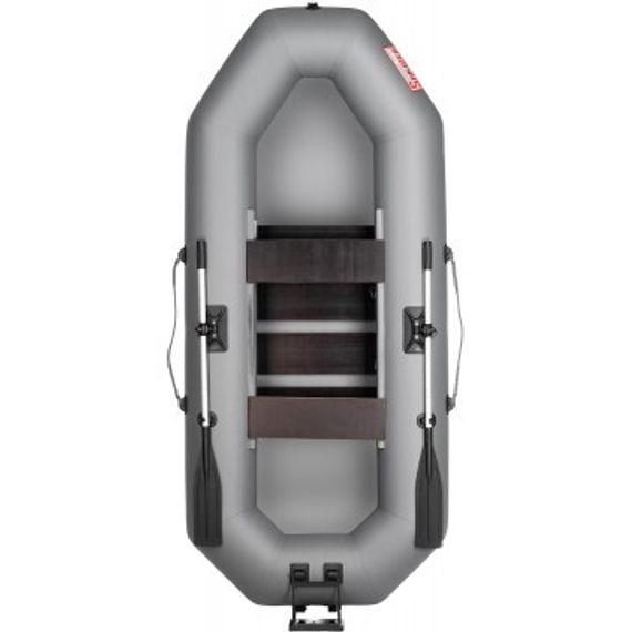 Лодка Тонар Шкипер 280НТ навесной транец (серый)