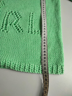 Кофта в освежающем оттенке для девочки 10-12 лет