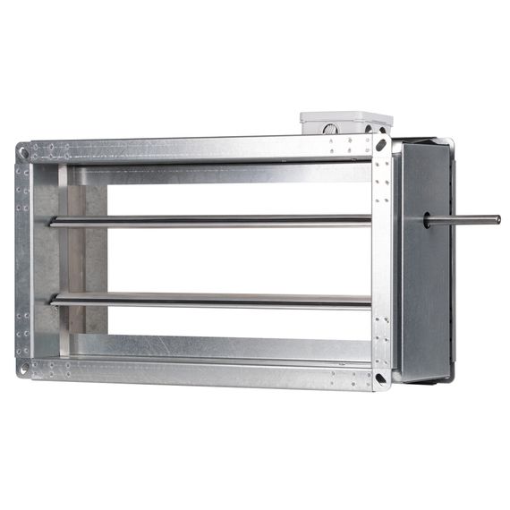 Клапан SHUFT КВУ-ПО-300х300h-2*ф250(фл. Соед)-УХЛ2 — (2)