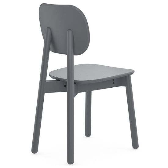 Стул saga, темно-серый