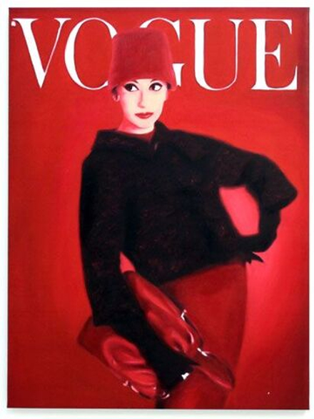 Постер VOGUE (красный)