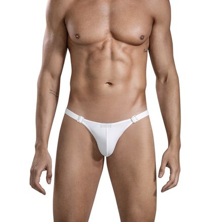 Мужские трусы слипы белые Clever Moda LUXURY BRIEF SLIP 167801