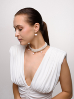 Серьги "Queen Pink Soul " Gold