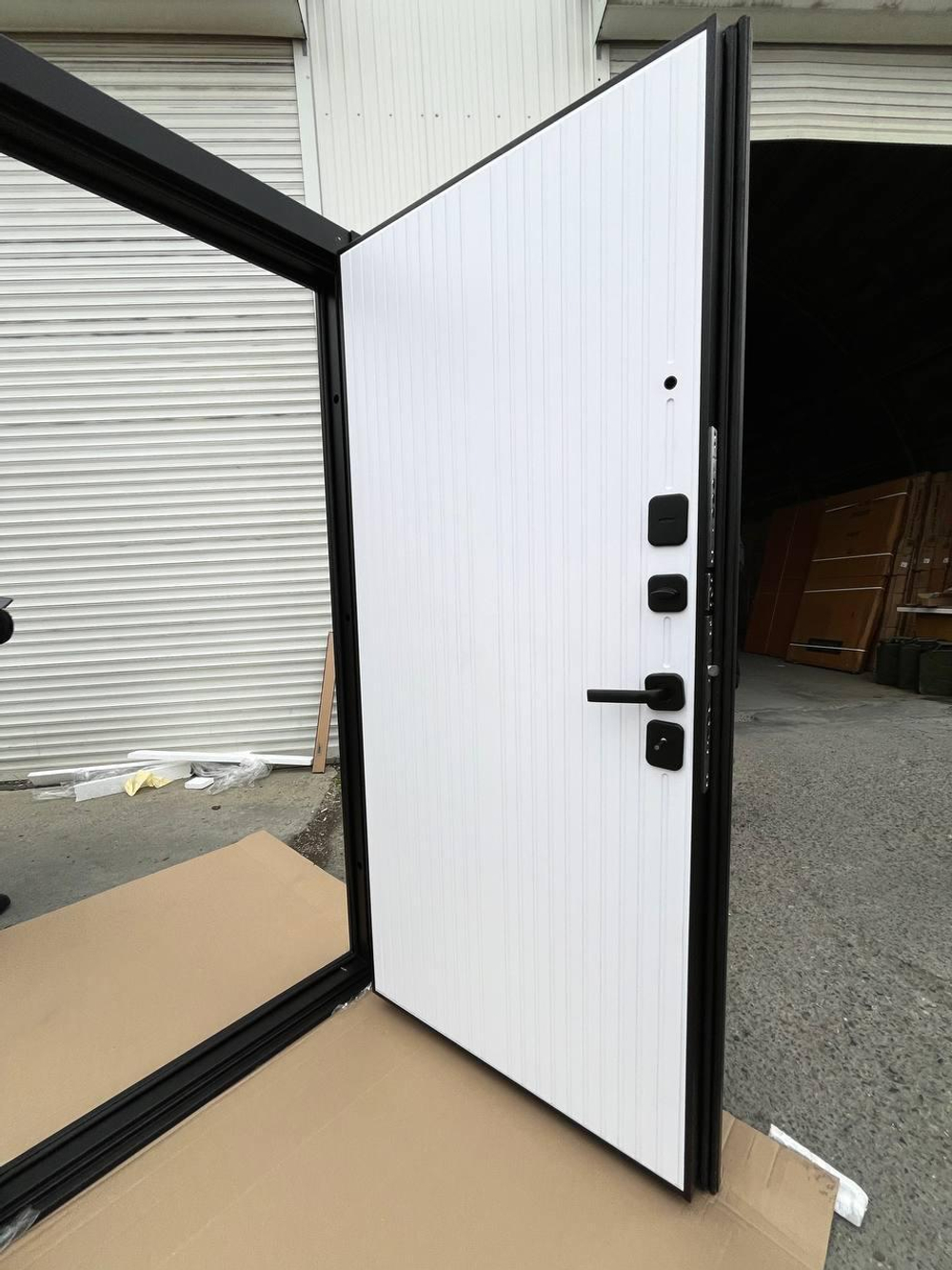 Дверь входная ПРОдевять 98мм МДФ/МДФ лакобель линии