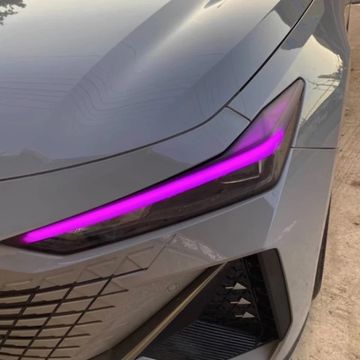 Цветная плёнка ДХО Changan Uni V 2022-2026 фиолетовая