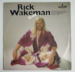 Винтажная виниловая пластинка LP Rick Wakeman Live (Польша 1987)