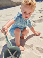 Комбинезон махровый пляжный для мальчика Next E22-918, Голубой