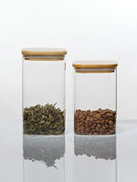 Банка стеклянная "Бриндл" с крышкой 1000 мл