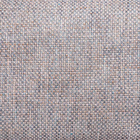 Полубарный стул Oberon 71 см, бежево-голубая рогожка, ножки орех