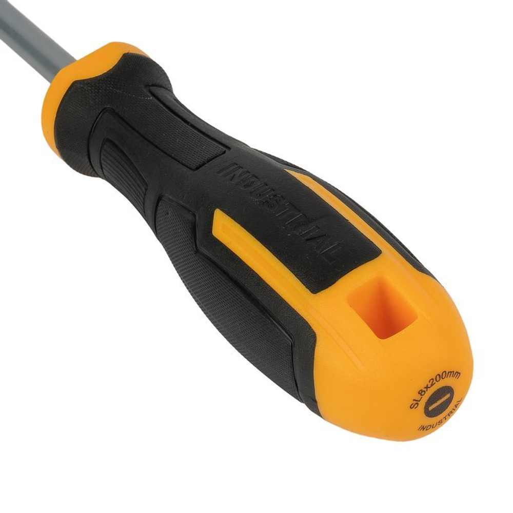 Отвертка шлицевая 200 мм SL8 Cr-V мм INGCO INDUSTRIAL HS288200