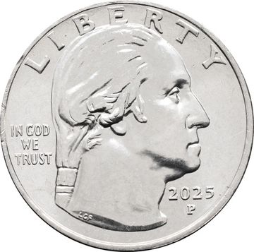 25 центов (1/4 доллара, квотер) 2025 США «Американские женщины - Джульетта Гордон Лоу» (P)