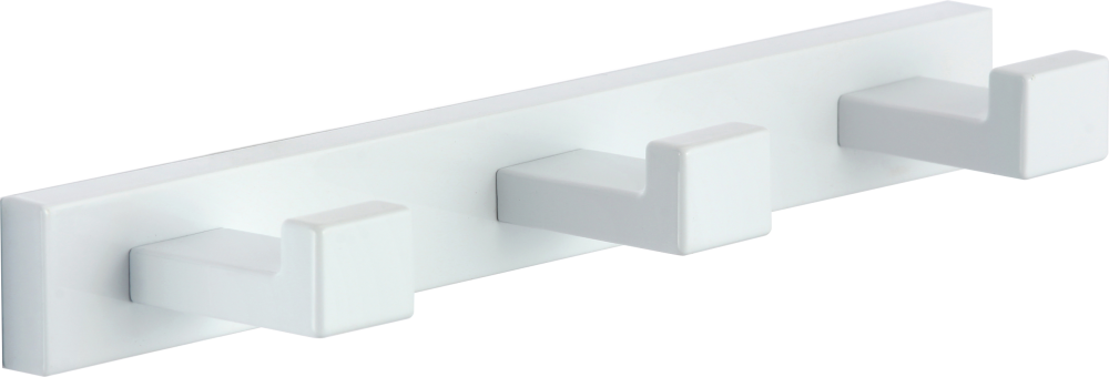 88053-F П/держатель 3 крючка (БЕЛЫЙ) GANZER (20/1шт)