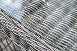 "Гранд Латте" лаунж-зона из искусственного ротанга, цвет графит