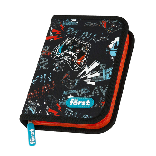 Пенал 1 отделение, 200*140*40 Först "Flawless Victory", дополнительная откидная секция, полиэстер