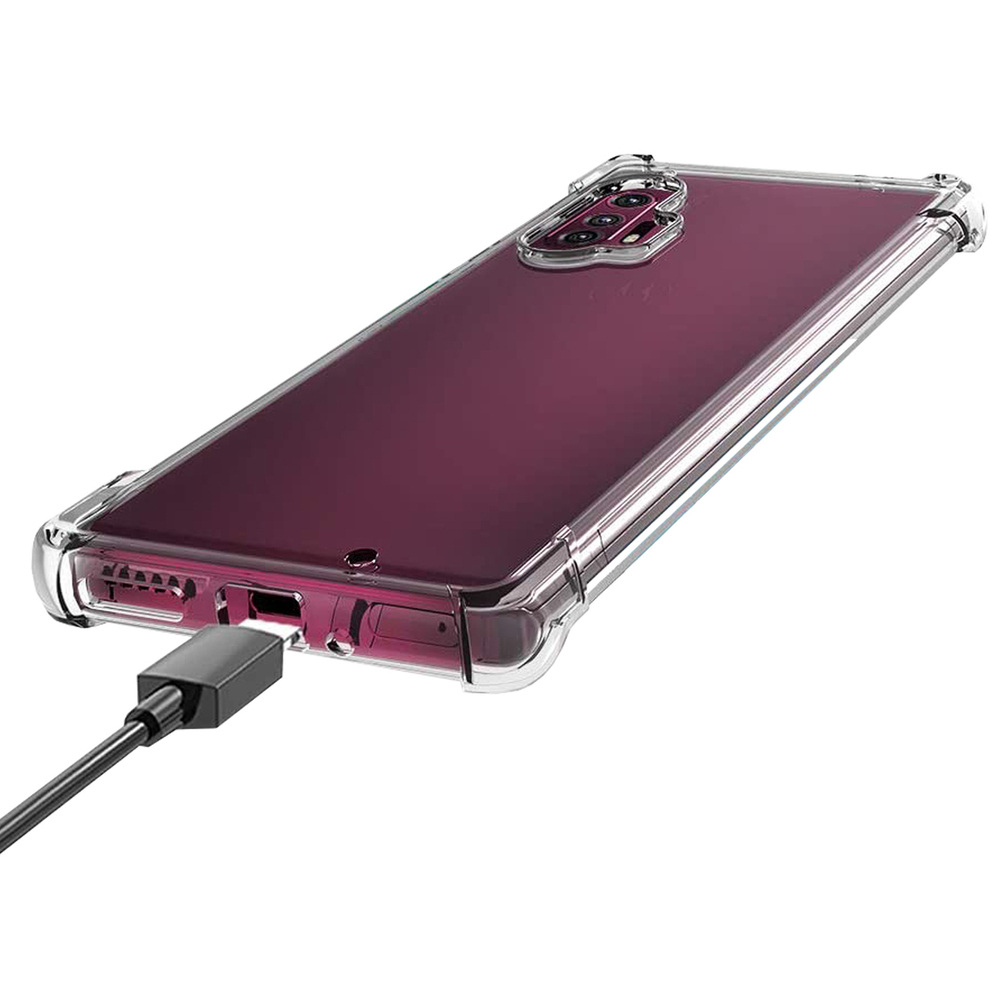 Чехол ROSCO для Motorola Edge+ оптом (арт. MOTO-EDGE+-HARD-TPU-TRANSPARENT)