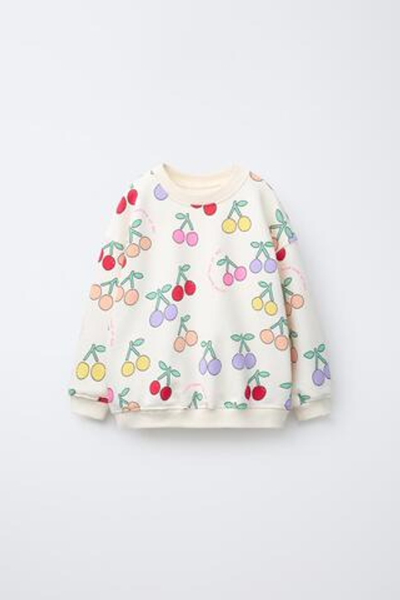 ZARA ХУДИ С ПРИНТОМ, РАЗНОЦВЕТНЫЙ