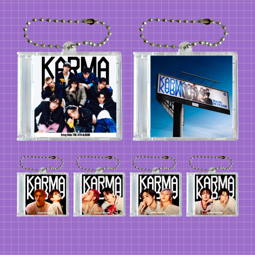 Брелок / Мини компакт-диск (с NFC чипом) / Stray Kids : Karma (2025)
