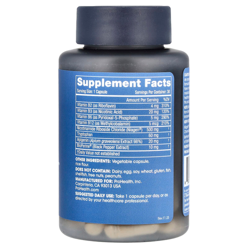 ProHealth Longevity, NAD Triple Boost ™, 30 капсул