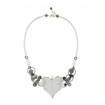 Колье лист Ester Bijoux Тополь CL863-S BW