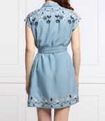 платье Pepe Jeans London - голубой(PL953060)