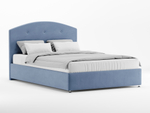 Мягкая двуспальная кровать "Лацио" с подъемным механизмом