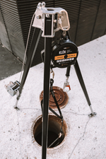 Анкерное устройство типа В (тренога, арт. HS-TM9W со спасательным подъемным устройством, арт. HS-W502)