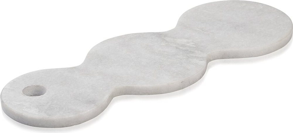 Подставка для украшений Humdakin Oslo Marble, прямоугольная, мрамор, 40 14,1 см, серая